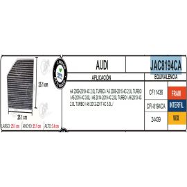 Filtro Cabina Audi