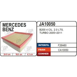 Filtro Aire Mbenz B200